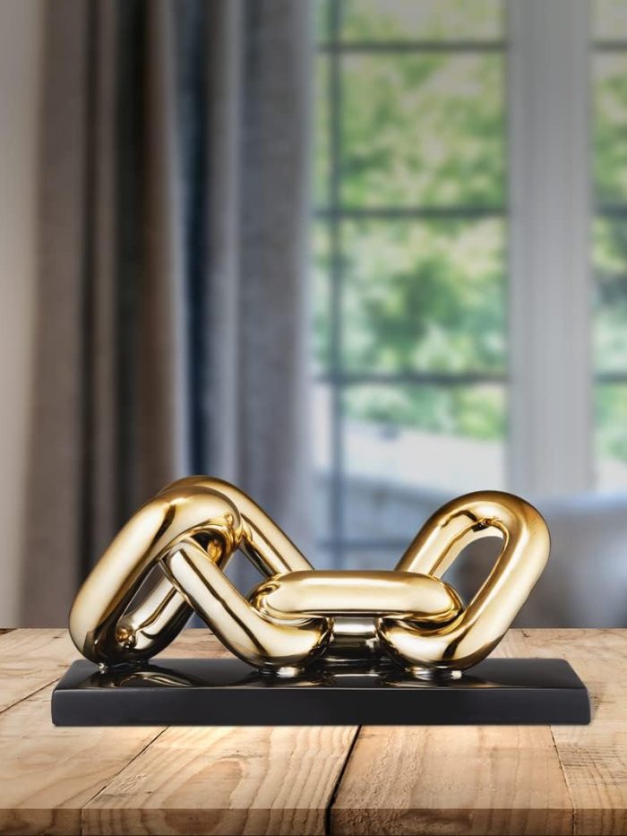 Gold Chain Decor for Living Room