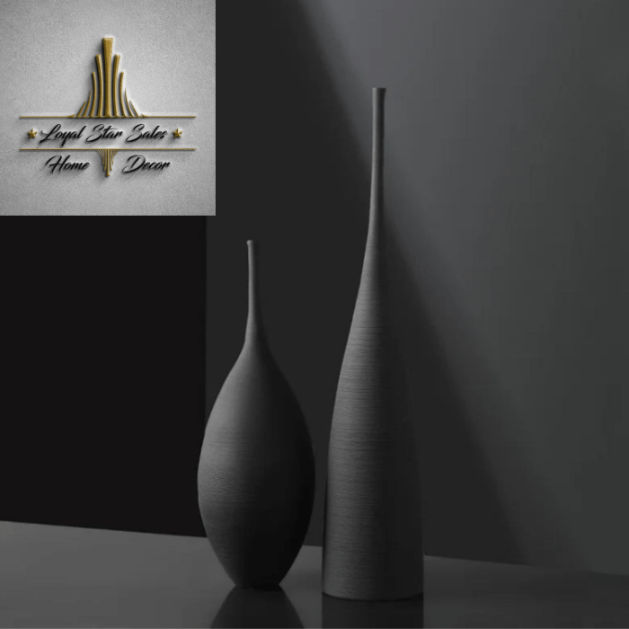 Minimalist Black Vases