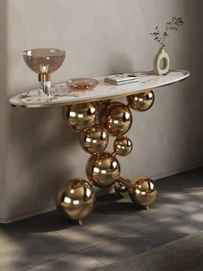 Marble console table