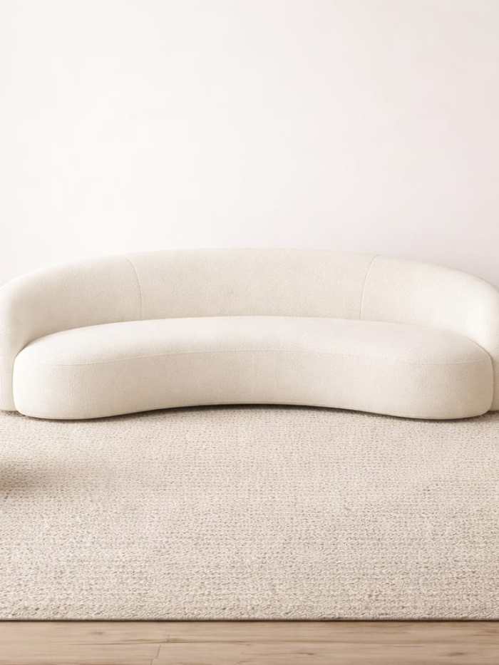 Bouclé Sofa Set – 3 Piece