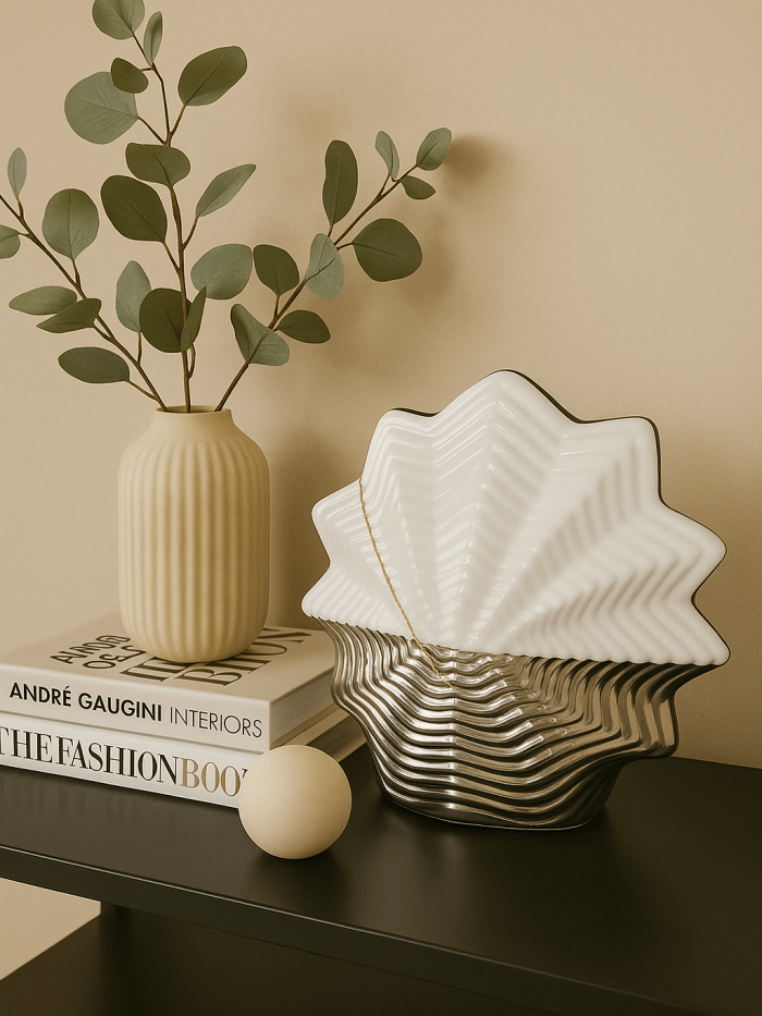 Seashell-Shaped Vase