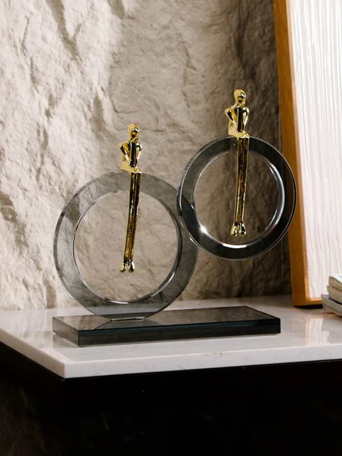 Golden Poise Acrylic