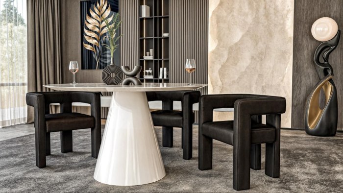 Aura Round Dining Table