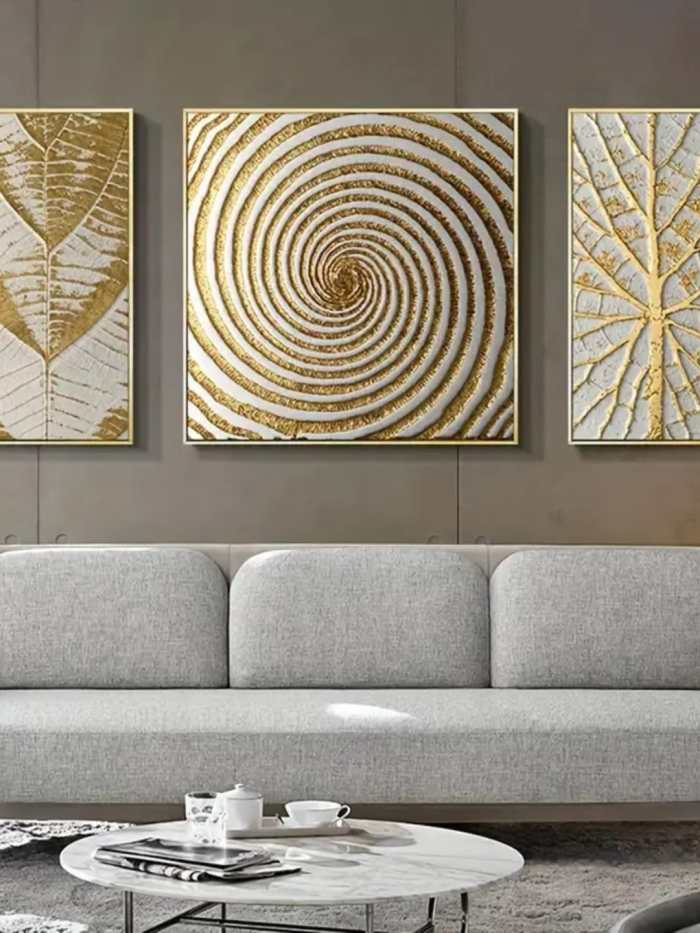 Golden Harmony Wall Art Set