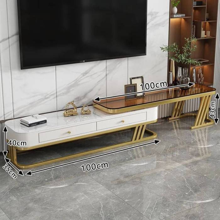 Luxury Glass TV Console