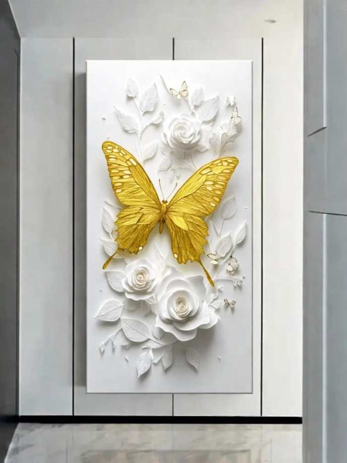 Midnight Butterfly Floral