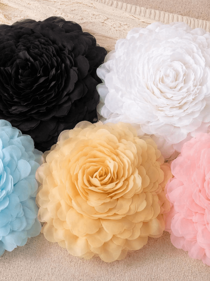 Midnight Bloom Organza